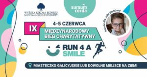 Read more about the article 4-5 czerwca 2022 – IX Bieg Charytatywny „RUN 4 A&nbsp;SMILE” – Biegnij po&nbsp;uśmiech!