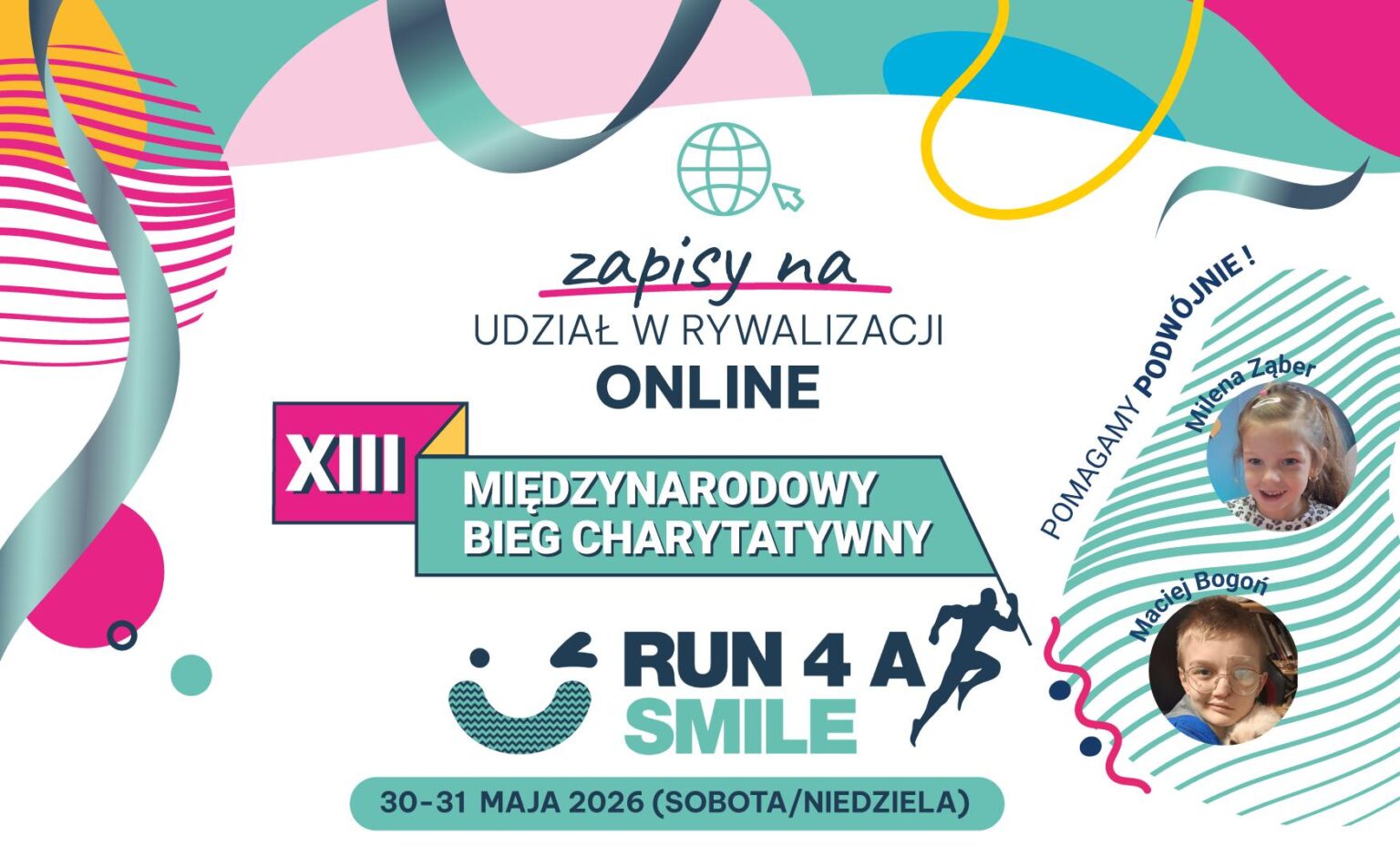 XIII edycji Biegu Charytatywnego Run 4 a Smile 2026
